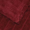 vidaXL Coperta Rosso Bordeaux 150 x 130 cm Panno