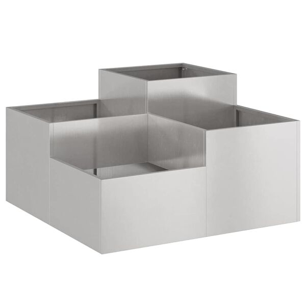 vidaXL Vaso da giardino Ruggine 80 x 80 x 48 cm