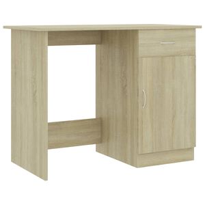 vidaXL Scrivania Rovere Sonoma 100x50x76 cm in Legno Multistrato