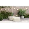 vidaXL Tavoli da Giardino 2 pz 60x60x30cm in Legno di Abete Impregnato