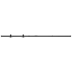 vidaXL Kit Mini Anta Scorrevole Armadio in Acciaio al Carbonio 183 cm