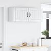 vidaXL Mobile da cucina 2 pcs Bianco Lucido 50 x 31 x 40 cm