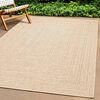 vidaXL Tappeto ZIZUR Beige 200x290 cm Aspetto Iuta Interni ed Esterni