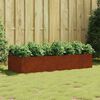 vidaXL Fioriera Rialzata da Giardino 200x80x40 cm in Acciaio Corten