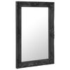 vidaXL Specchio da Parete Stile Barocco 50x80 cm Nero