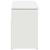 vidaXL Scarpiera Bianca 102x30,5x45 cm in Legno Multistrato
