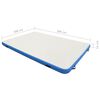 vidaXL Tappeto Galleggiante Gonfiabile Blu e Bianco 300x300x15 cm