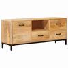 vidaXL Supporti per TV con cassetto Marrone 110 x 30 x 46 cm