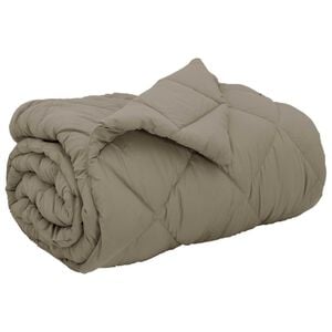 vidaXL Duvet Invernale 135 x 200 cm 450 gsm Grigio Chiaro