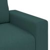 vidaXL Divano a 3 Posti Verde Scuro 220x77x82 cm in Tessuto