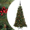 vidaXL Albero di Natale artificiale con palline 150 cm 150 LED