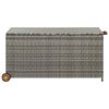 vidaXL Contenitore da Giardino Grigio Chiaro 120x65x61 cm Polyrattan