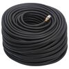 vidaXL Tubo Aria Ibrido Nero 0,6" 50 m in Gomma e PVC