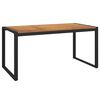 vidaXL Tavolo Giardino con Gambe a U 160x80x75cm Legno Massello Acacia