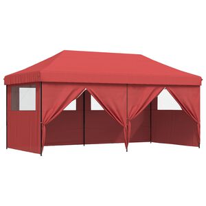 vidaXL Tenda Party Borgogna 292 x 580 x 315 cm Tessuto Oxford
