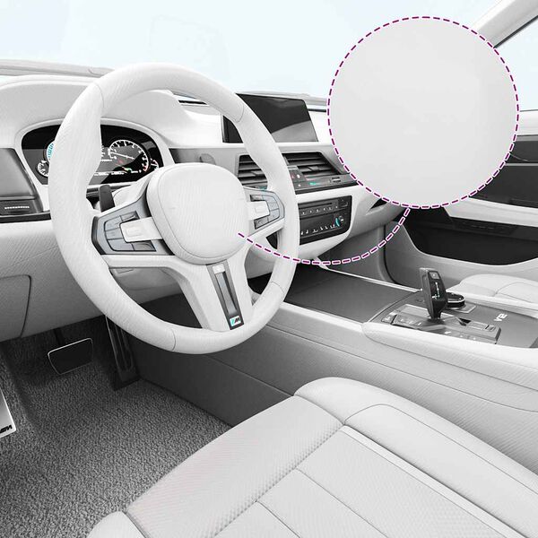 vidaXL Pellicole per Auto 2 pz 4D Bianco 100x150 cm