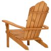 vidaXL Sedia Adirondack da Giardino 77x78x95 cm Legno Massello di Teak