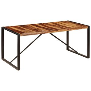 vidaXL Tavolo da Pranzo 180x90x75cm in Legno Massello di Acacia