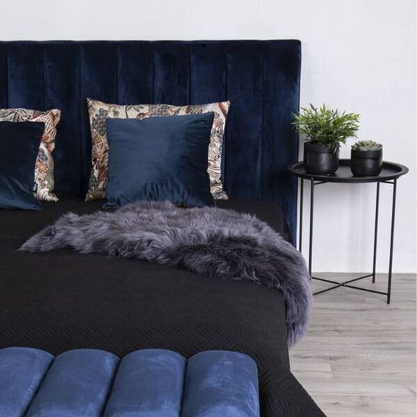 House Nordic Tavolino Anne 47 cm Rotondo Nero