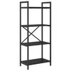 vidaXL Libreria 4 livelli 56 x 34 x 133,5 cm Legno ingegnerizzato