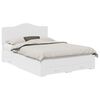 vidaXL Struttura del letto Bianco 150 x 200 cm Legno ingegnerizzato
