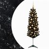 vidaXL Albero di Natale Artificiale Slim con Palline 120 cm 150 LED