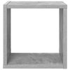 vidaXL Mensole Parete a Cubo 2 pz Grigio Cemento 26x15x26 cm