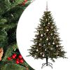 vidaXL Albero di Natale artificiale con palline 150 cm 150 LED