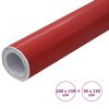 vidaXL Pellicole per Auto 2 pz 4D Rosse 100x150 cm+50x150 cm