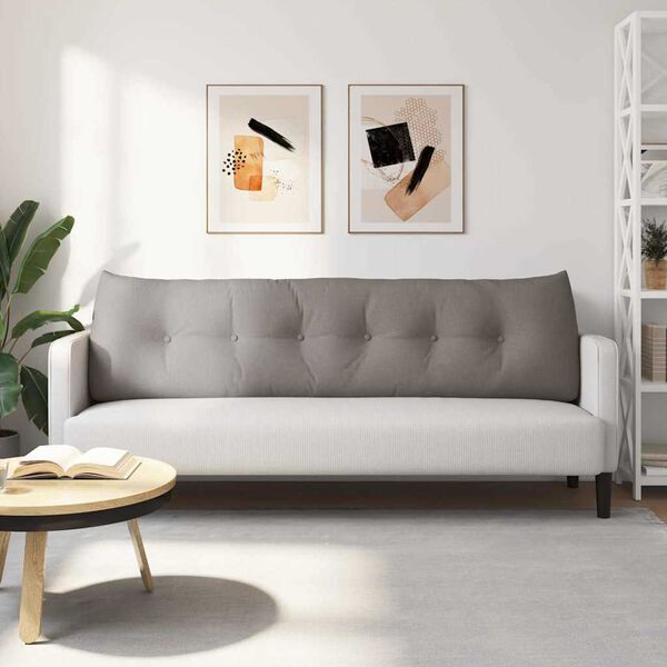 vidaXL Cuscino per Schiena Talpa 180 x 24 x 50 cm Tessuto