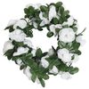 vidaXL Ghirlande Fiori Artificiali Natale 6 pz Bianco Primavera 250 cm