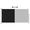 vidaXL Tenda Laterale Retrattile per Patio 170x300 cm Nera