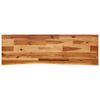 vidaXL Tavolo Consolle Bordi Vivi 110x35x80 cm Legno Massello Acacia