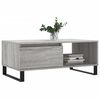 vidaXL Tavolino Salotto Grigio Sonoma 90x50x36,5 cm Legno Multistrato