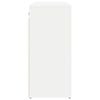 vidaXL Mobile per scarpe Bianco 77,5 x 30 x 67 cm Legno multistrato