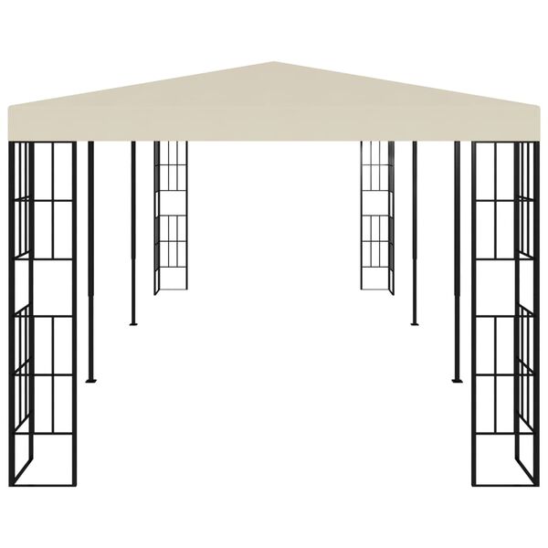 vidaXL Gazebo 3x3 m Crema