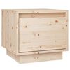 vidaXL Comodino 35x34x32 cm in Legno Massello di Pino