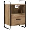 vidaXL Mobiletto da Letto Appeso Rovere Artigianale 40 x 30 x 60 cm