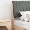 vidaXL Testiera imbottita Grigio scuro 75 cm Pino massello