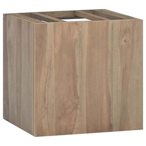 vidaXL Mobile da Bagno a Parete 46x25,5x40cm in Legno Massello di Teak