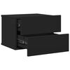 vidaXL Comodini 2 pz Neri 40x30x30 cm in Legno Multistrato
