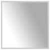 vidaXL Specchio da bagno LED Trasparente 60 x 60 cm vetro temperato