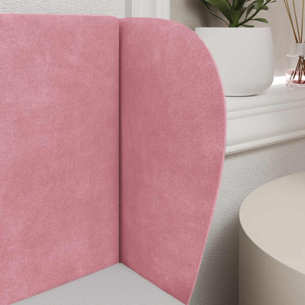 vidaXL Orecchia della Testata Rosa 40 x 23 x 6 cm Velluto