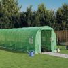 vidaXL Serra con Telaio in Acciaio Verde 20 m&sup2; 10x2x2 m