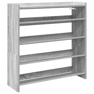 vidaXL Scarpiera Grigio Sonoma 80x25x81 cm in Legno Multistrato