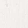 vidaXL Giroletto Bianco in Legno Massello 180x200 cm Super King