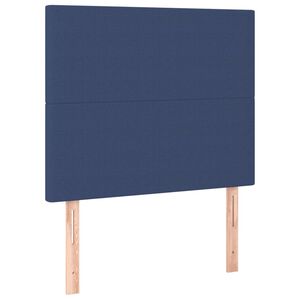 vidaXL Testiera Blu 80x5x118/128 cm Tessuto