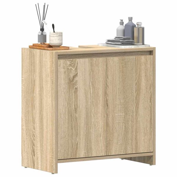 vidaXL Mobile da Bagno Rovere Sonoma 60x33x61 cm Legno Multistrato