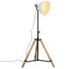 vidaXL Lampada da Terra 25 W Bianca 75x75x90-150 cm E27