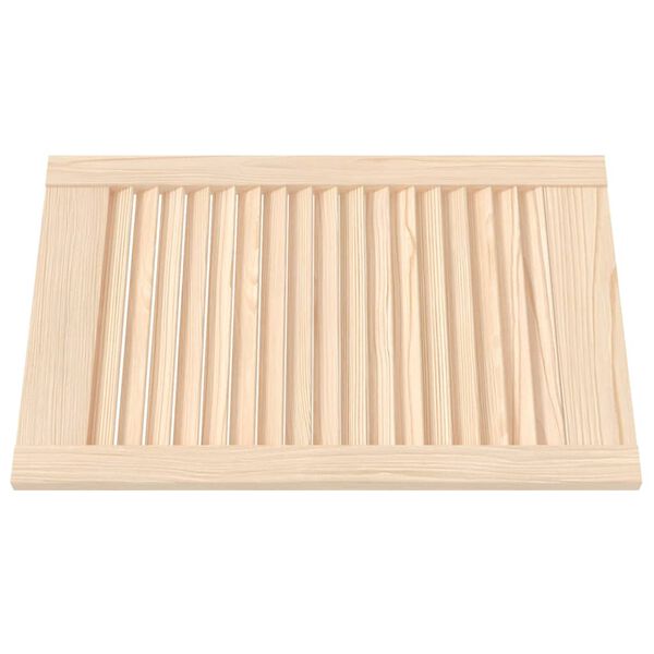 vidaXL Ante con Design a Lamelle 4 pz 61,5x39,4 cm in Legno di Pino